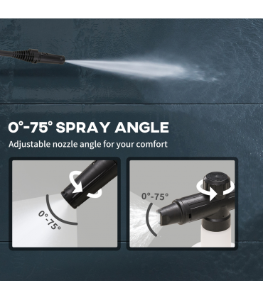 DURHAND High-Performance Power Washer 1800W, 150 Bar, 510 L/h, Yellow