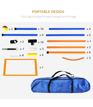 Dog agility training equipment