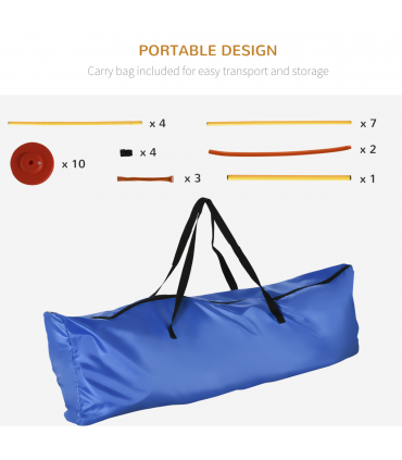 Dog agility training equipment