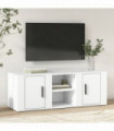 vidaXL TV Cabinet White 100x31.5x35 cm Engineered Wood