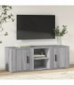 vidaXL TV Cabinet Grey Sonoma 100x31.5x35 cm Engineered Wood