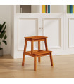 vidaXL 2 Step Stool 40x38x50 cm Solid Wood Acacia
