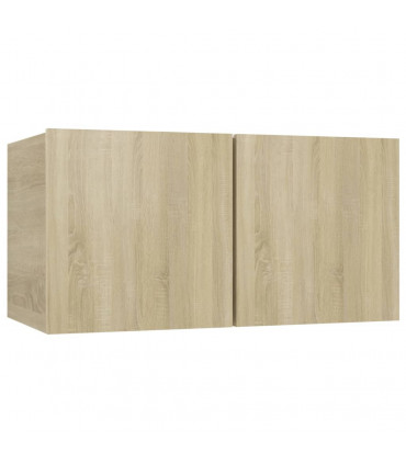 vidaXL 6 Piece TV Cabinet Set Sonoma Oak Engineered Wood