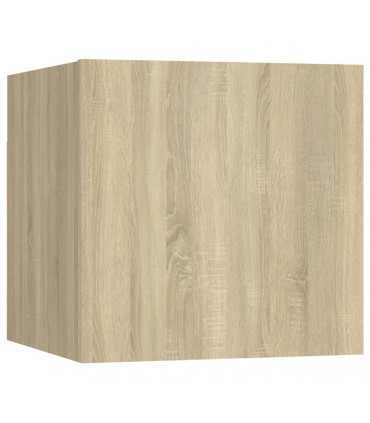 vidaXL 6 Piece TV Cabinet Set Sonoma Oak Engineered Wood