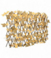 vidaXL Artificial Maple Leaf Trellis Expandable Orange 180x60 cm