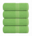 vidaXL Soap Towels 4 pcs Apple Green 30x30 cm 360 gsm 100% Cotton