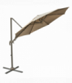 3 m Beach Hanging Umbrella Parasol-Khaki