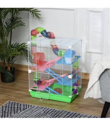 Hamster Cage 18" L x 11.75" W x 22.75" H (Without Tube and Water Bottle)