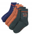 Kids' Socks 5 Pairs EU 23-26