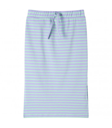 Kids' Straight Skirt with Stripes Bright Mint 116