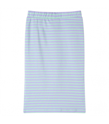 Kids' Straight Skirt with Stripes Bright Mint 116
