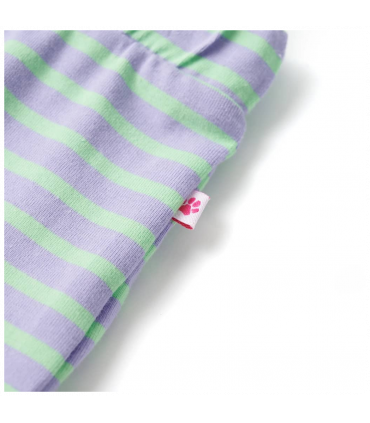 Kids' Straight Skirt with Stripes Bright Mint 116