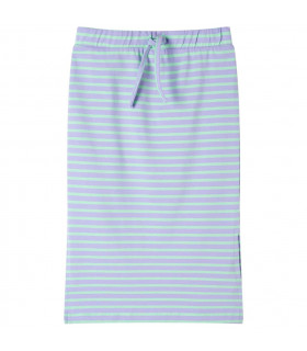 Kids' Straight Skirt with Stripes Bright Mint 140
