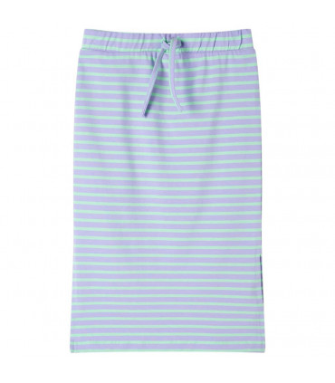 Kids' Straight Skirt with Stripes Bright Mint 140