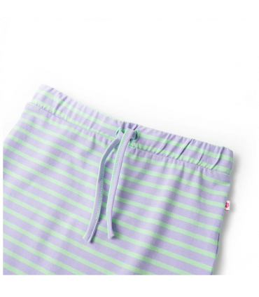 Kids' Straight Skirt with Stripes Bright Mint 140