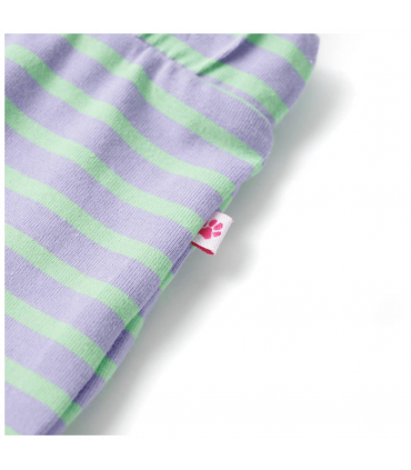 Kids' Straight Skirt with Stripes Bright Mint 140