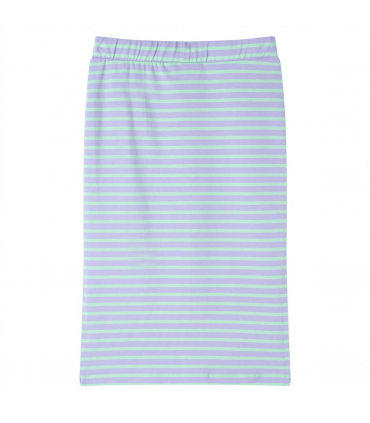 Kids' Straight Skirt with Stripes Bright Mint 92