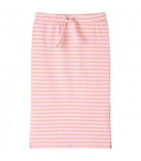 Kids' Straight Skirt with Stripes Pink 116