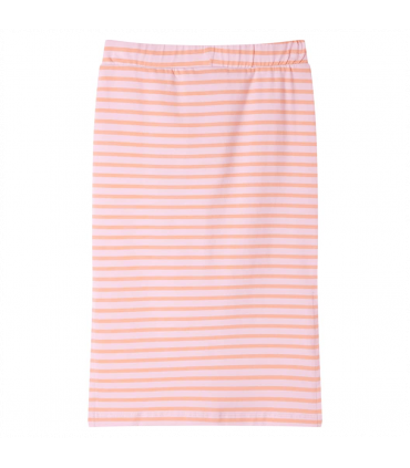 Kids' Straight Skirt with Stripes Pink 140