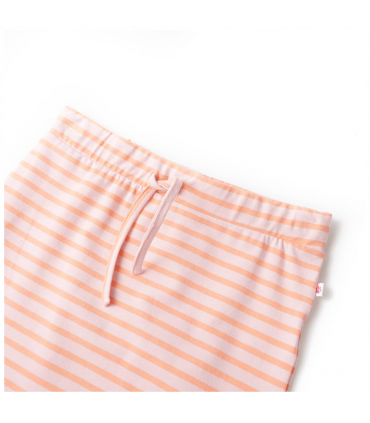 Kids' Straight Skirt with Stripes Pink 140