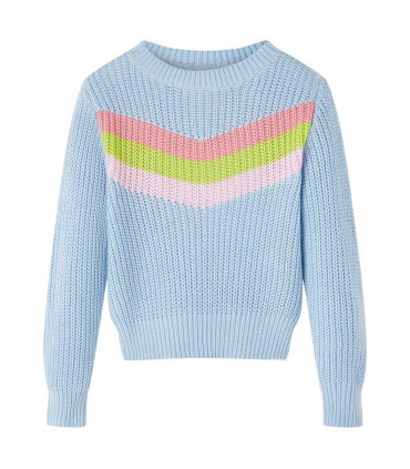 Kids' Sweater Knitted Blue 128
