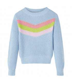 Kids' Sweater Knitted Blue 140