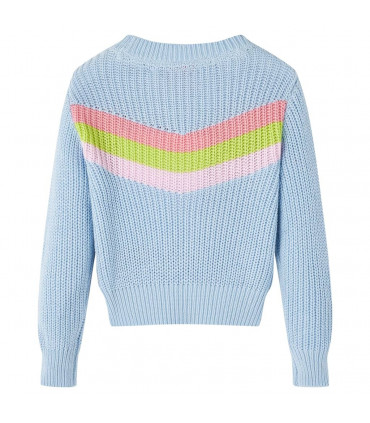 Kids' Sweater Knitted Blue 140
