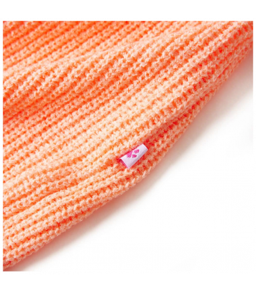 Kids' Sweater Knitted Bright Orange 116