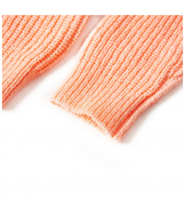 Kids' Sweater Knitted Bright Orange 116