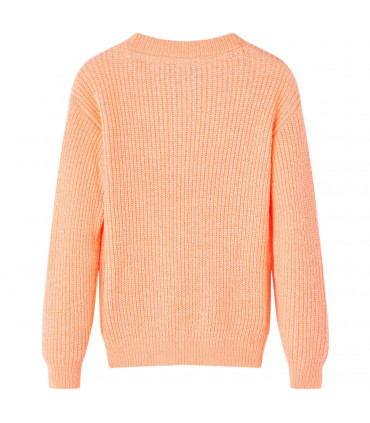 Kids' Sweater Knitted Bright Orange 92