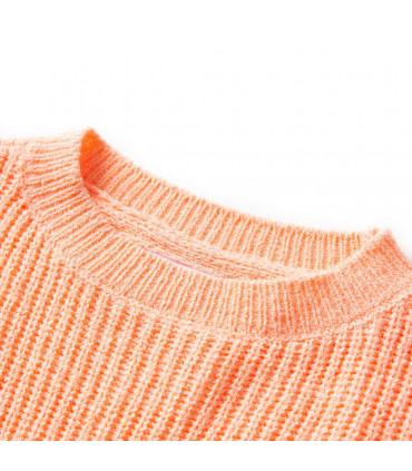 Kids' Sweater Knitted Bright Orange 92