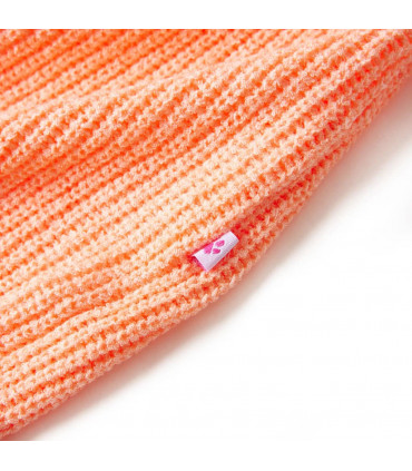 Kids' Sweater Knitted Bright Orange 92
