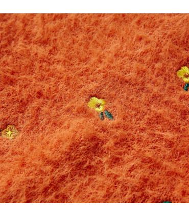 Kids' Sweater Knitted Burnt Orange 104