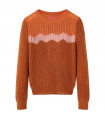 Kids' Sweater Knitted Cognac 128
