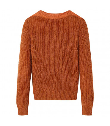 Kids' Sweater Knitted Cognac 128