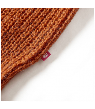 Kids' Sweater Knitted Cognac 92