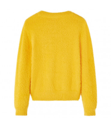 Kids' Sweater Knitted Dark Ochre 104