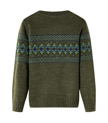 Kids' Sweater Knitted Khaki 116