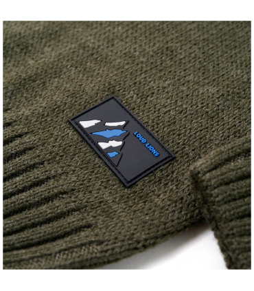 Kids' Sweater Knitted Khaki 128