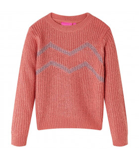 Kids' Sweater Knitted Medium Pink 116