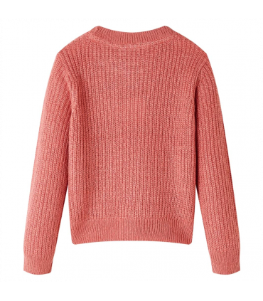 Kids' Sweater Knitted Medium Pink 140