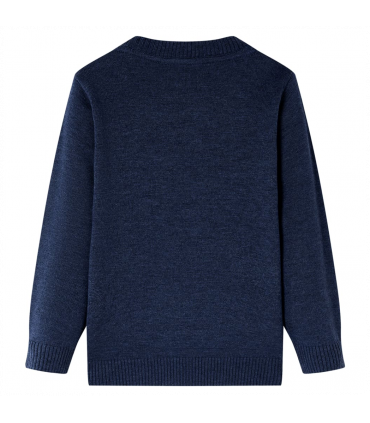 Kids' Sweater Knitted Navy 128