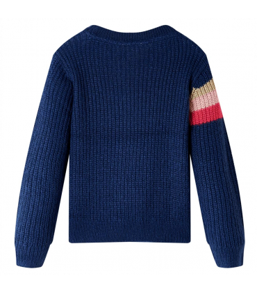 Kids' Sweater Knitted Navy 140