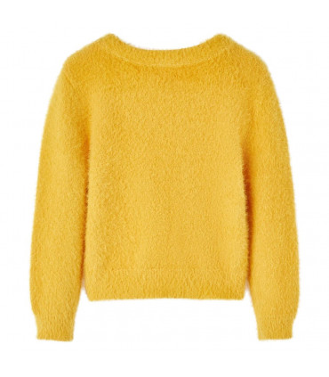 Kids' Sweater Knitted Ochre 140
