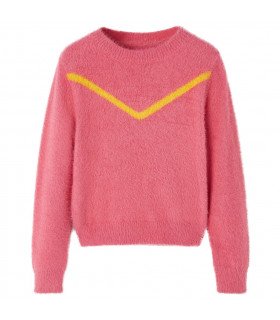Kids' Sweater Knitted Old Pink 128