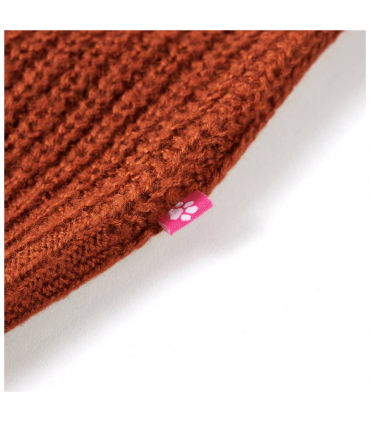 Kids' Sweater Vest Knitted Cognac 128