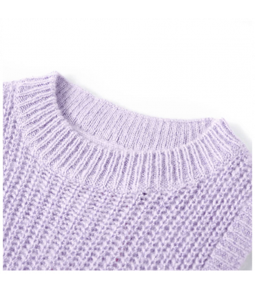 Kids' Sweater Vest Knitted Light Lilac 104