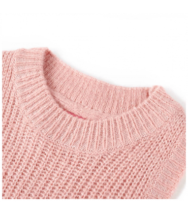 Kids' Sweater Vest Knitted Light Pink 104