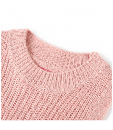 Kids' Sweater Vest Knitted Light Pink 92