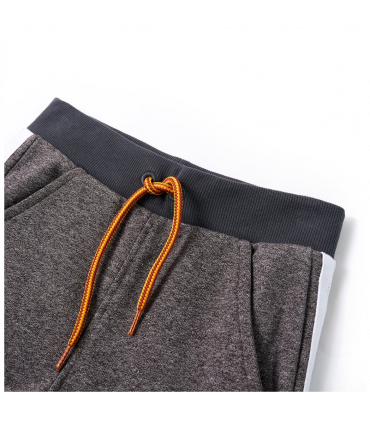 Kids' Sweatpants Dark Grey Melange 128